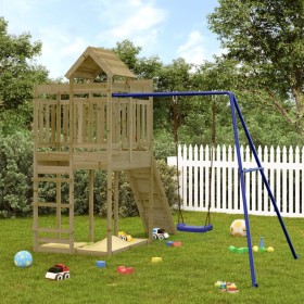 Spielplatz im Freien aus imprägniertem Kiefernholz von vidaXL, Schaukeln und Spielgeräte - Ref: Foro24-3156879, Preis: 467,05...