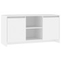 Weißer TV-Schrank aus Sperrholz, 102 x 37,5 x 52,5 cm von vidaXL, TV-Möbel - Ref: Foro24-809791, Preis: 82,75 €, Rabatt: %