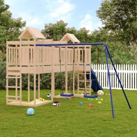 Spielplatz im Freien aus massivem Zirbenholz von vidaXL, Schaukeln und Spielgeräte - Ref: Foro24-3156889, Preis: 837,99 €, Ra...