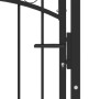 Fence gate with black steel spikes 100x150 cm by vidaXL, garden gates - Ref: Foro24-146390, Price: 189,96 €, Discount: %