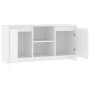 Weißer TV-Schrank aus Sperrholz, 102 x 37,5 x 52,5 cm von vidaXL, TV-Möbel - Ref: Foro24-809791, Preis: 82,75 €, Rabatt: %