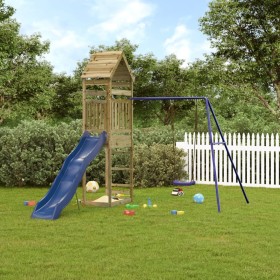 Spielplatz im Freien aus imprägniertem Kiefernholz von vidaXL, Schaukeln und Spielgeräte - Ref: Foro24-3156909, Preis: 343,99...