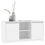 Weißer TV-Schrank aus Sperrholz, 102 x 37,5 x 52,5 cm von vidaXL, TV-Möbel - Ref: Foro24-809791, Preis: 82,75 €, Rabatt: %