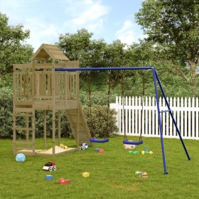 Outdoor playground made of impregnated pine wood by vidaXL, Swings and play structures - Ref: Foro24-3156882, Price: 480,99 €...