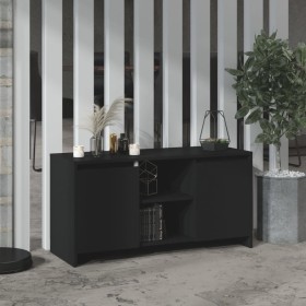 TV stand made of black plywood 102x37.5x52.5 cm by vidaXL, TV Furniture - Ref: Foro24-809792, Price: 69,16 €, Discount: %