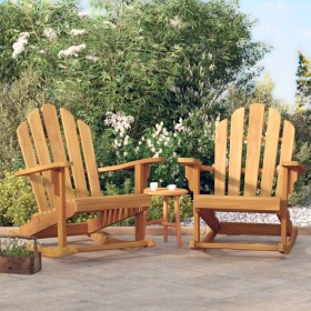 Rocking chair garden 2 units Adirondack solid teak 79x100x103cm by vidaXL, Garden chairs - Ref: Foro24-3154928, Price: 338,84...