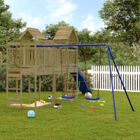 Spielplatz im Freien imprägniertes Kiefernholz von vidaXL, Schaukeln und Spielgeräte - Ref: Foro24-3156894, Preis: 820,99 €, ...