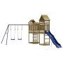 Spielplatz im Freien imprägniertes Kiefernholz von vidaXL, Schaukeln und Spielgeräte - Ref: Foro24-3156894, Preis: 820,99 €, ...