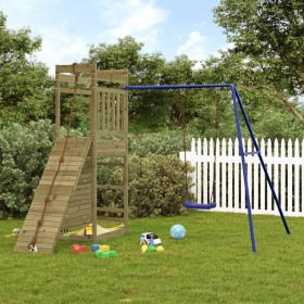 Spielplatz im Freien aus imprägniertem Kiefernholz von vidaXL, Schaukeln und Spielgeräte - Ref: Foro24-3156999, Preis: 358,99...