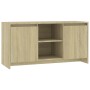 Mueble de TV madera contrachapada roble Sonoma 102x37,5x52,5 cm de vidaXL, Muebles TV - Ref: Foro24-809794, Precio: 68,99 €, ...