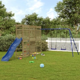 Spielplatz im Freien aus imprägniertem Kiefernholz von vidaXL, Schaukeln und Spielgeräte - Ref: Foro24-3157011, Preis: 689,99...