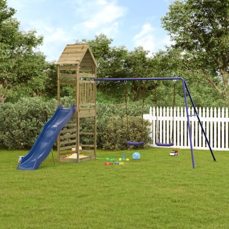 Impregnated pine wood outdoor playground by vidaXL, Swings and play structures - Ref: Foro24-3156933, Price: 383,99 €, Discou...