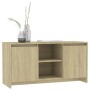 Mueble de TV madera contrachapada roble Sonoma 102x37,5x52,5 cm de vidaXL, Muebles TV - Ref: Foro24-809794, Precio: 68,99 €, ...