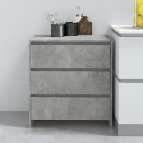 Aparador de madera contrachapada gris hormigón 70x41x75 cm de vidaXL, Aparadores - Ref: Foro24-809750, Precio: 83,99 €, Descu...