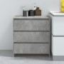 Gray concrete plywood sideboard 70x41x75 cm by vidaXL, Sideboards - Ref: Foro24-809750, Price: 84,07 €, Discount: %