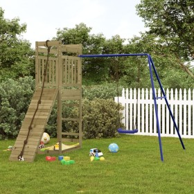 Spielplatz im Freien aus imprägniertem Kiefernholz von vidaXL, Schaukeln und Spielgeräte - Ref: Foro24-3157029, Preis: 321,99...