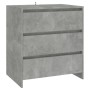 Aparador de madera contrachapada gris hormigón 70x41x75 cm de vidaXL, Aparadores - Ref: Foro24-809750, Precio: 84,07 €, Descu...