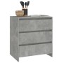 Aparador de madera contrachapada gris hormigón 70x41x75 cm de vidaXL, Aparadores - Ref: Foro24-809750, Precio: 84,07 €, Descu...