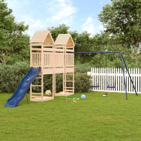 Spielplatz im Freien aus massivem Zirbenholz von vidaXL, Schaukeln und Spielgeräte - Ref: Foro24-3156913, Preis: 652,99 €, Ra...