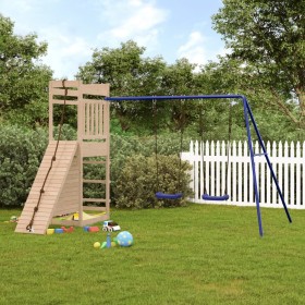 Spielplatz im Freien aus massivem Kiefernholz von vidaXL, Schaukeln und Spielgeräte - Ref: Foro24-3157000, Preis: 341,99 €, R...