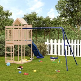 Spielplatz im Freien aus massivem Kiefernholz von vidaXL, Schaukeln und Spielgeräte - Ref: Foro24-3156886, Preis: 448,99 €, R...