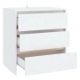 White plywood sideboard 70x41x75 cm by vidaXL, Sideboards - Ref: Foro24-809746, Price: 83,72 €, Discount: %