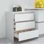 White plywood sideboard 70x41x75 cm by vidaXL, Sideboards - Ref: Foro24-809746, Price: 83,72 €, Discount: %