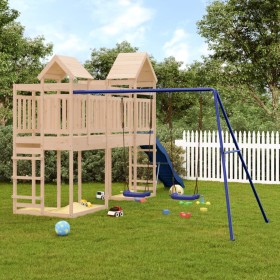 Spielplatz im Freien aus massivem Kiefernholz von vidaXL, Schaukeln und Spielgeräte - Ref: Foro24-3156892, Preis: 745,99 €, R...