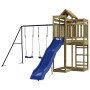 Spielplatz im Freien aus imprägniertem Kiefernholz von vidaXL, Schaukeln und Spielgeräte - Ref: Foro24-3156888, Preis: 491,97...