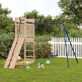 Spielplatz im Freien aus massivem Zirbenholz von vidaXL, Schaukeln und Spielgeräte - Ref: Foro24-3157027, Preis: 294,99 €, Ra...