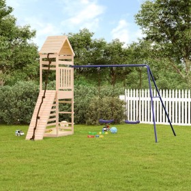 Solid pine wood outdoor playground by vidaXL, Swings and play structures - Ref: Foro24-3156925, Price: 352,99 €, Discount: %