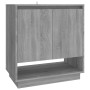 Aparador de madera de ingeniería gris Sonoma 70x41x75 cm de vidaXL, Aparadores - Ref: Foro24-812991, Precio: 65,82 €, Descuen...