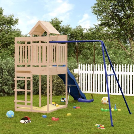 Solid pine wood outdoor playground by vidaXL, Swings and play structures - Ref: Foro24-3156883, Price: 417,99 €, Discount: %