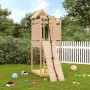 Spielplatz mit Kletterwand aus massivem Kiefernholz von vidaXL, Schaukeln und Spielgeräte - Ref: Foro24-3156874, Preis: 342,9...