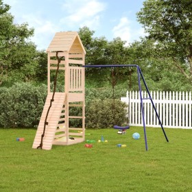 Spielplatz im Freien aus massivem Kiefernholz von vidaXL, Schaukeln und Spielgeräte - Ref: Foro24-3156922, Preis: 339,99 €, R...