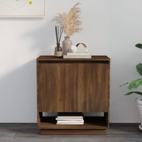 Oak brown engineered wood sideboard 70x41x75 cm by vidaXL, Sideboards - Ref: Foro24-812992, Price: 60,99 €, Discount: %