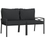 9-piece steel garden furniture set with gray cushions by vidaXL, Garden sets - Ref: Foro24-3187950, Price: 745,05 €, Discount: %