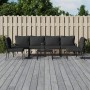 7-piece steel garden furniture set with gray cushions by vidaXL, Garden sets - Ref: Foro24-3187949, Price: 510,51 €, Discount: %