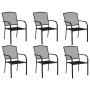 7-piece anthracite gray steel garden dining set by vidaXL, Garden sets - Ref: Foro24-3187973, Price: 460,80 €, Discount: %