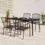 5-piece garden dining set in anthracite grey steel by vidaXL, Garden sets - Ref: Foro24-3187972, Price: 302,56 €, Discount: %