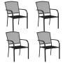 5-piece garden dining set in anthracite grey steel by vidaXL, Garden sets - Ref: Foro24-3187972, Price: 302,56 €, Discount: %