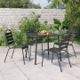 5-teiliges Garten-Essset aus anthrazitgrauem Stahl von vidaXL, Gartensets - Ref: Foro24-3187988, Preis: 266,95 €, Rabatt: %