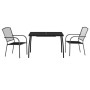 Anthracite gray steel 3-piece garden dining set by vidaXL, Garden sets - Ref: Foro24-3187969, Price: 203,80 €, Discount: %