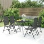 5-piece anthracite gray steel garden dining set by vidaXL, Garden sets - Ref: Foro24-3187976, Price: 284,18 €, Discount: %