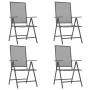 5-piece anthracite gray steel garden dining set by vidaXL, Garden sets - Ref: Foro24-3187976, Price: 284,18 €, Discount: %