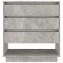 Aparador de madera contrachapada gris hormigón 70x41x75 cm de vidaXL, Aparadores - Ref: Foro24-809552, Precio: 68,97 €, Descu...