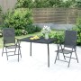 3-teiliges Garten-Essset aus anthrazitgrauem Stahl von vidaXL, Gartensets - Ref: Foro24-3187980, Preis: 207,37 €, Rabatt: %