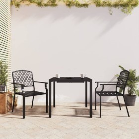 Anthracite gray steel 3-piece garden dining set by vidaXL, Garden sets - Ref: Foro24-3187997, Price: 210,36 €, Discount: %