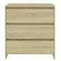 Aparador de madera contrachapada roble Sonoma 70x41x75 cm de vidaXL, Aparadores - Ref: Foro24-809749, Precio: 74,56 €, Descue...