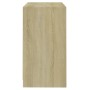 Aparador de madera contrachapada roble Sonoma 70x41x75 cm de vidaXL, Aparadores - Ref: Foro24-809749, Precio: 74,56 €, Descue...